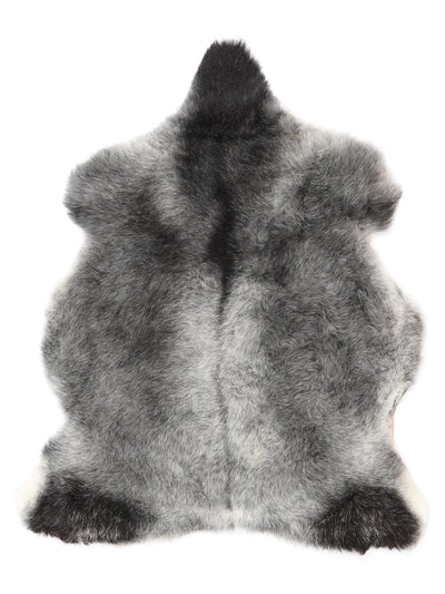 Flerfärgat fårskinn M