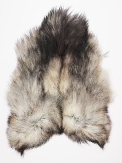 Grått isländskt fårskinn XL