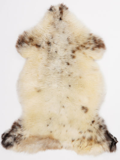 Flerfärgat fårskinn L