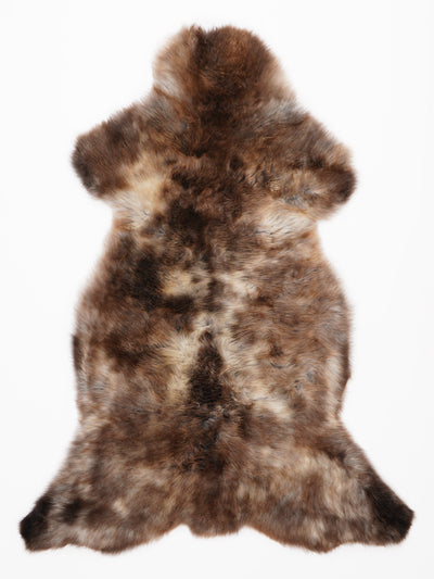 Flerfärgat fårskinn XL