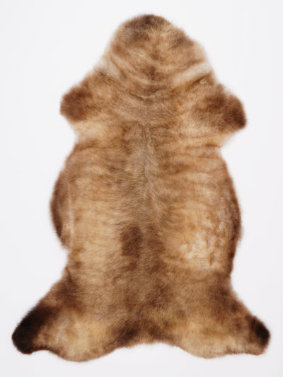 Flerfärgat fårskinn XL