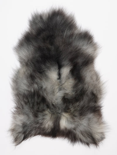 Grått isländskt fårskinn L