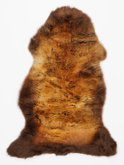 "Rusty" flerfärgat fårskinn M