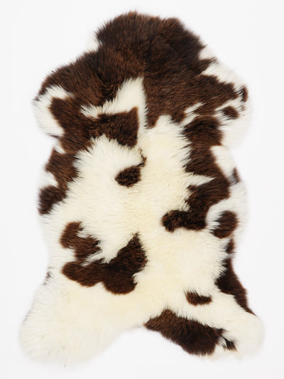 Flerfärgat fårskinn L