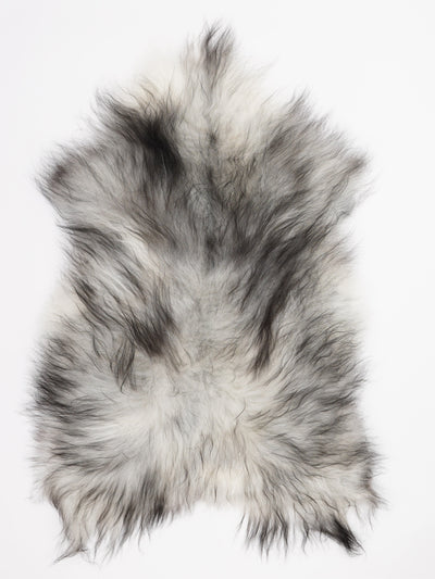 Grått isländskt fårskinn XL