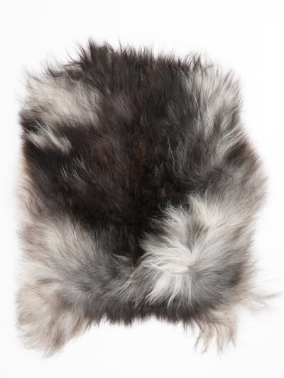 Grått isländskt fårskinn M