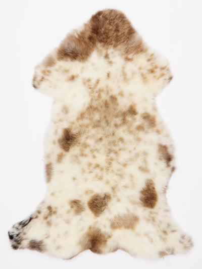 Flerfärgat fårskinn L