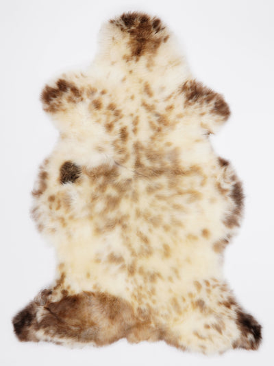 Flerfärgat fårskinn L