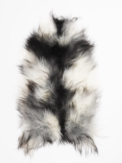 Grått isländskt fårskinn L