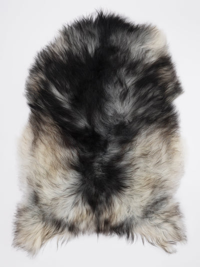 Grått isländskt fårskinn L