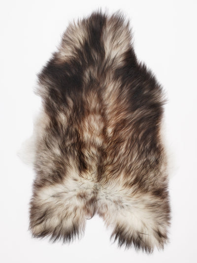 Grått isländskt fårskinn XL