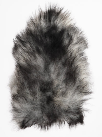 Grått isländskt fårskinn L