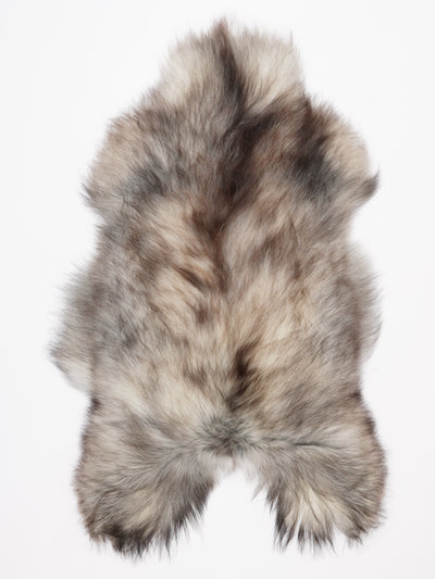 Grått isländskt fårskinn XL