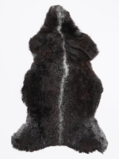 Flerfärgat fårskinn L