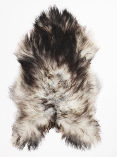 Grått isländskt fårskinn XL