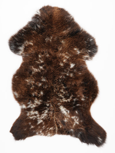 Flerfärgat fårskinn L