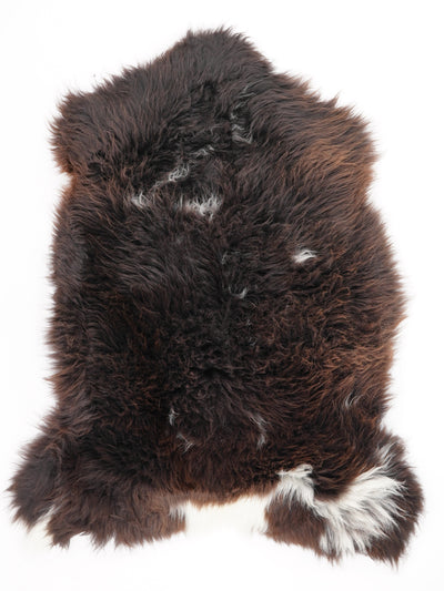 Flerfärgat fårskinn L