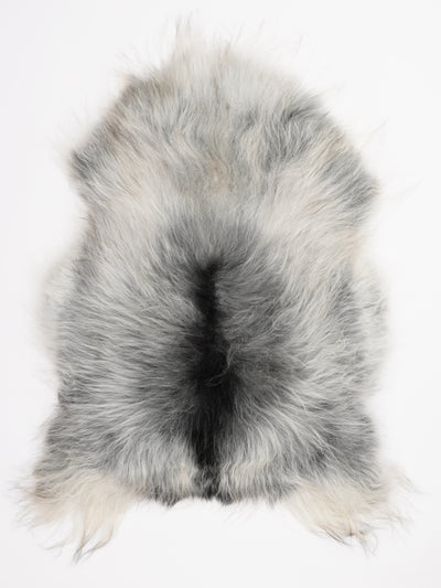 Grått isländskt fårskinn XL