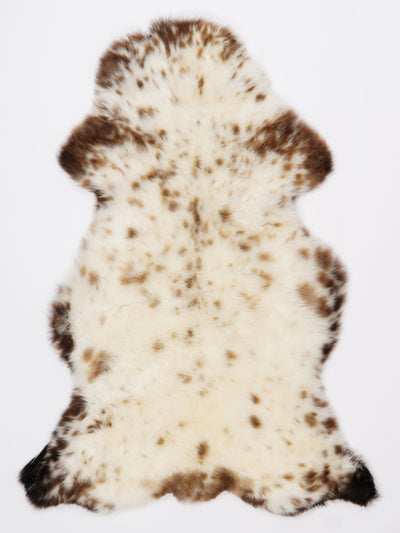 Flerfärgat fårskinn L