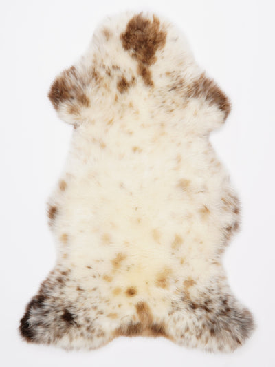 Flerfärgat fårskinn L