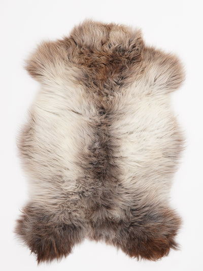 Flerfärgat fårskinn L