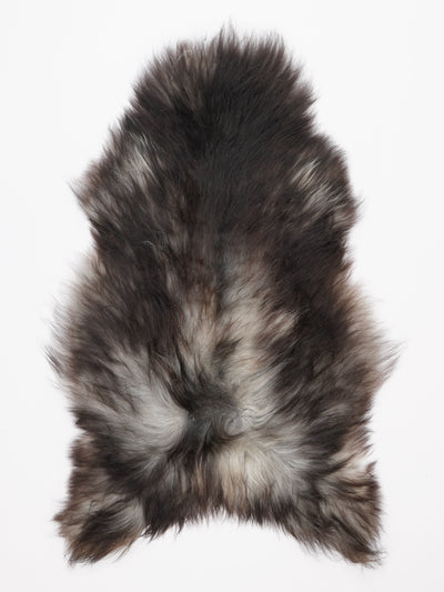 Grått isländskt fårskinn L