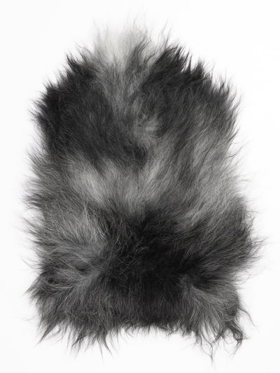 Grått isländskt fårskinn M