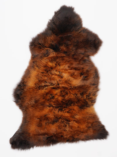 "Rusty" flerfärgat fårskinn S