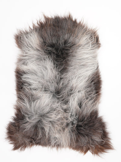 Flerfärgat fårskinn L