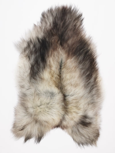 Grått isländskt fårskinn XL