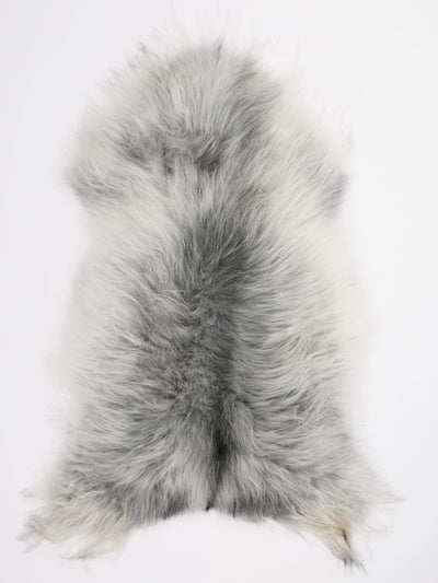 Grått isländskt fårskinn XL