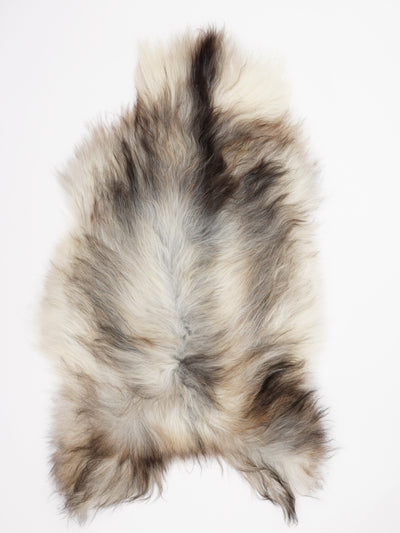 Grått isländskt fårskinn XL