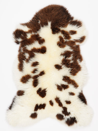 Flerfärgat fårskinn L