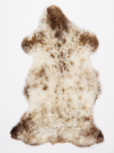 Flerfärgat fårskinn L