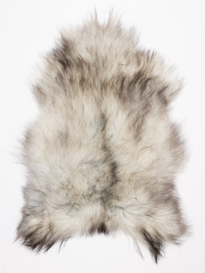 Grått isländskt fårskinn XL