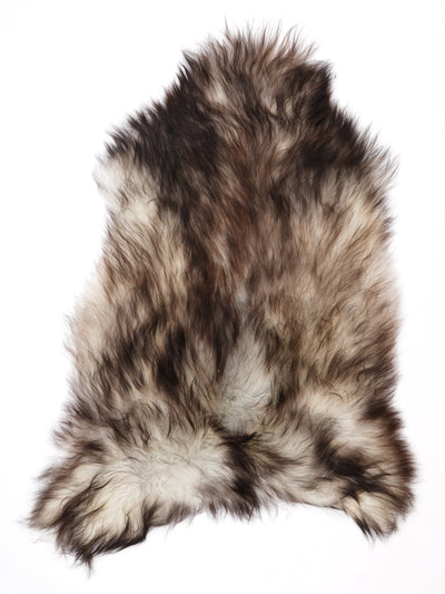 Grått isländskt fårskinn XL