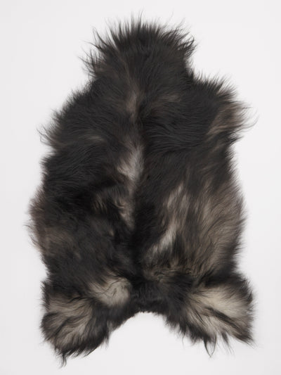 Grått isländskt fårskinn L