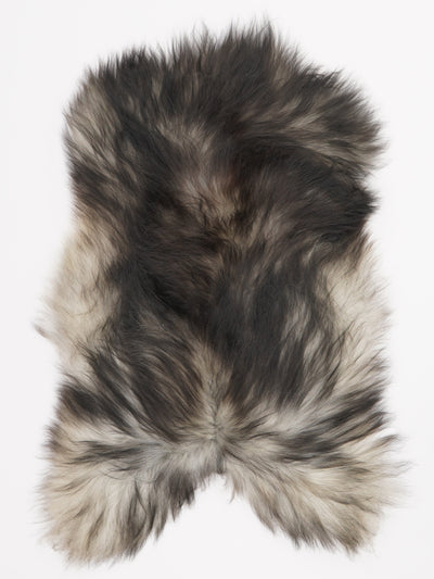 Grått isländskt fårskinn M