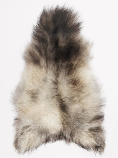 Grått isländskt fårskinn L