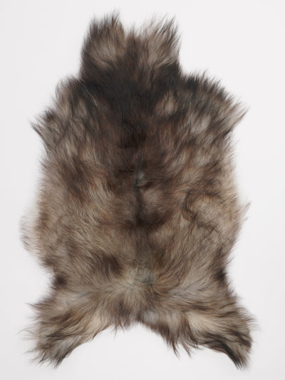 Grått isländskt fårskinn XL