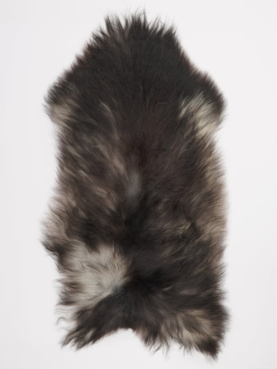 Grått isländskt fårskinn XL