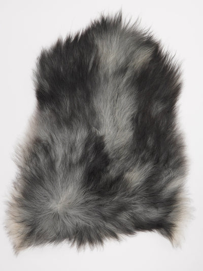 Grått isländskt fårskinn L