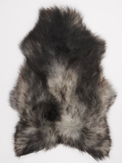 Grått isländskt fårskinn XL