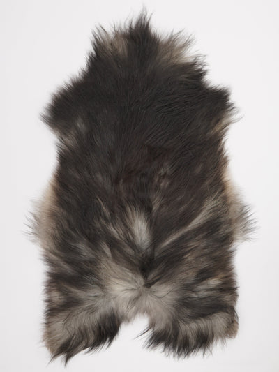 Grått isländskt fårskinn XL