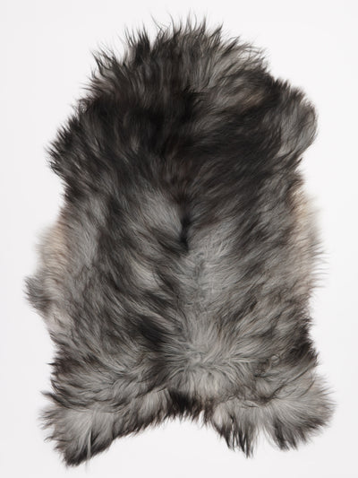 Grått isländskt fårskinn XL