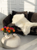 Skandinaviskt vitt fårskinn