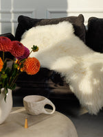 Skandinaviskt vitt fårskinn