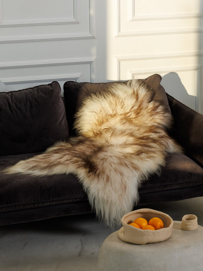 Isländskt mufflon fårskinn