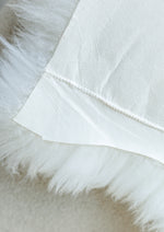 Sydda vita fårskinn XXXXL