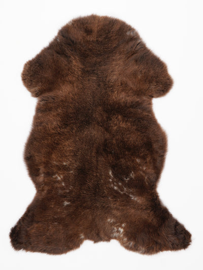 Flerfärgat fårskinn L